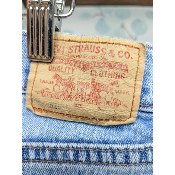 Womens LEVIS 515 Signature Stretch Mid Rise Bootcut Jeans Size 14 M Light Wash - Picture 5 of 13